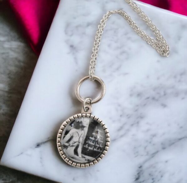 Bride of Frankenstein Inspired Necklace