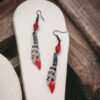 Bloody Skull Knife Earrings