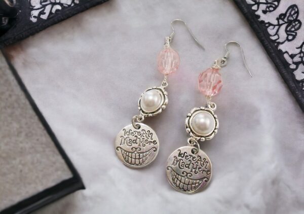 Alice in Wonderland Inspired Mad Hatter Earrings