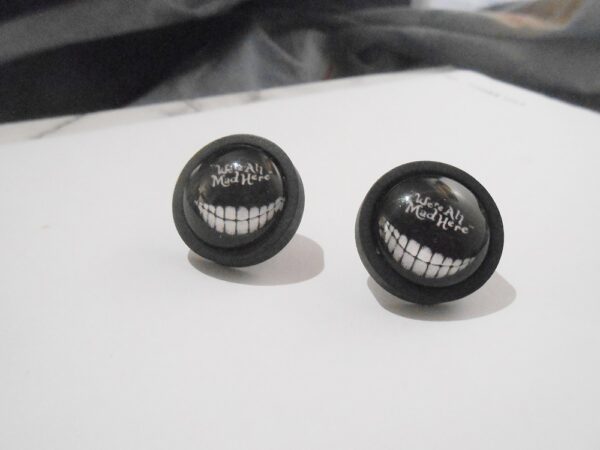 Alice in Wonderland Ιnspired Stud Earrings