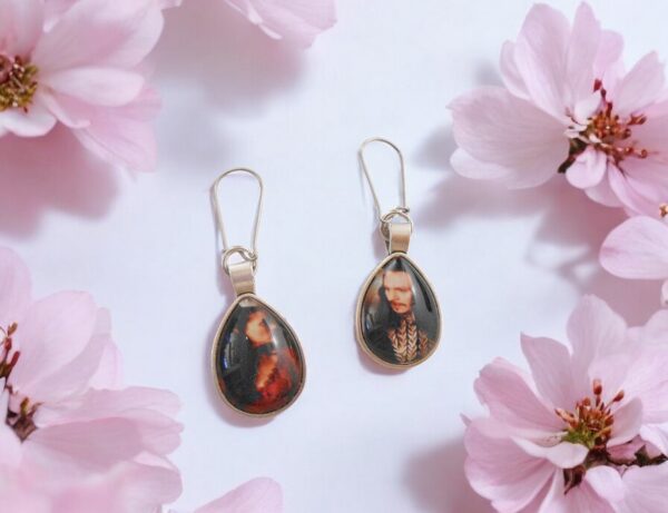 Dracula Bram Stoker Inspired Mismatched Earrings