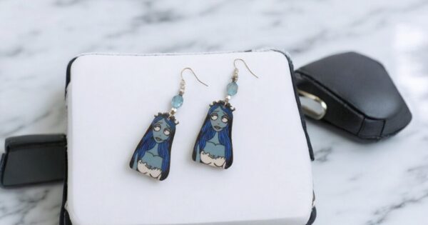 Corpse Bride Emily Inspired Earrings