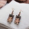 Horror Teddy Bear Kawaii Pastel Goth Earrings