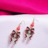 Pastel Goth Kawaii Bow Skull Earrings