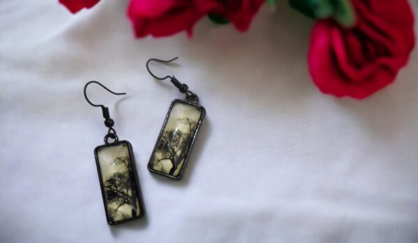 Dark Moon Gothic Earrings