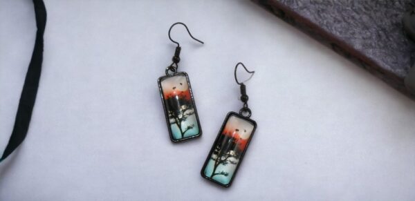 Dark Moon Gothic Earrings