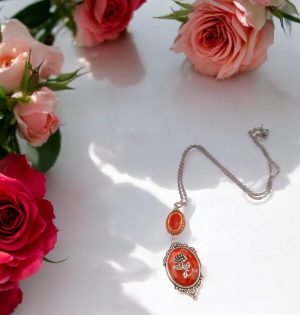 Gothic Red Rose Victorian Necklace