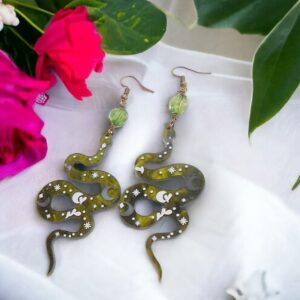 Mystical Snake Earrings