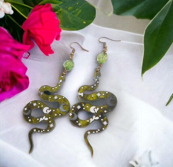 Mystical Snake Earrings