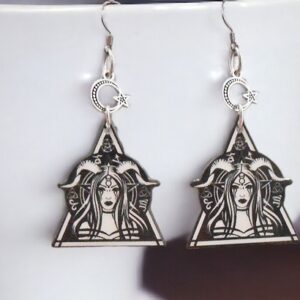 Dark Moon Lilith Earrings