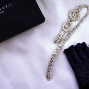 Triple Moon Goddess Hecate Antique Silver Bookmark