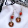 Triple Moon Goddess Hecate Earrings