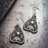 Heart-Shaped Ouija Planchette Earrings