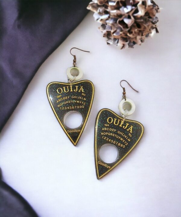 Ouija Planchette Earrings