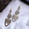 Metallic Ouija Planchette Earrings