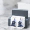 Santa Muerte Sugar Skull Earrings