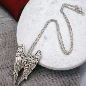 Devil Wings Pentagram Necklace