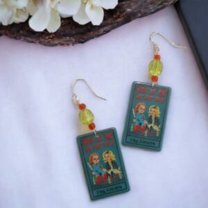 Chucky & Tiffany Inspired 80s Horror Earrings