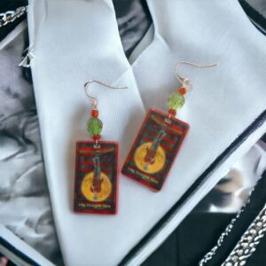 Freddy Krueger Inspired 80s Horror Earrings
