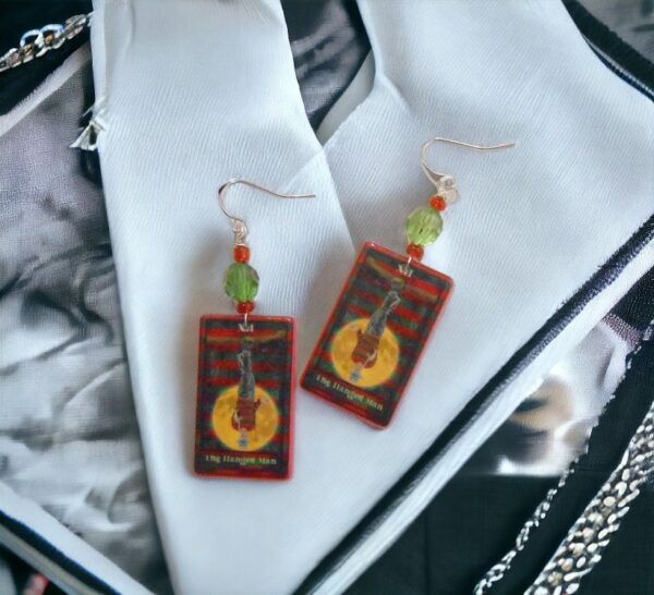 Freddy Krueger Inspired 80s Horror Earrings