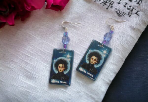 Edward Scissorhands Inspired 90s Romantic Fantasy Earrings
