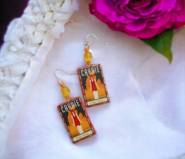 Carrie Inspired 80s Horror Earrings