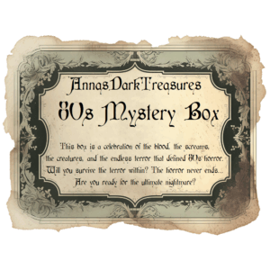 80s Horror Mystery Box | Handmade Jewelry, Themed Goodies & Spooky Surprises