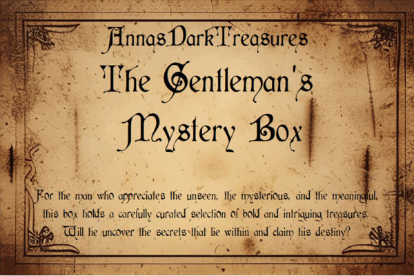 The Gentleman’s Mystery Box | Dark Academia, Steampunk & Gentleman Gifts
