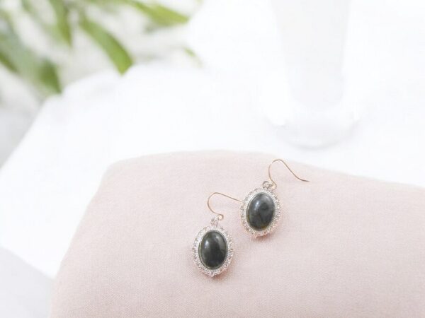 Green Agate Healing Earrings