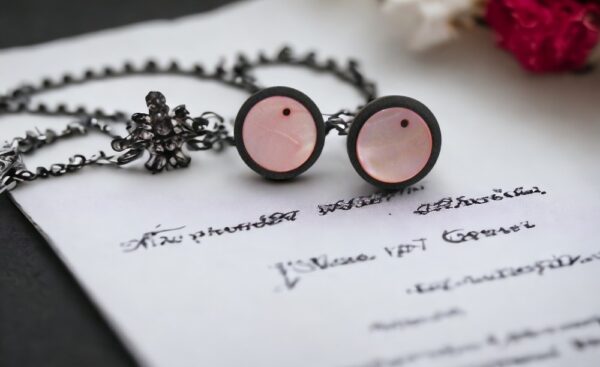 Pink Ivory Stud Earrings