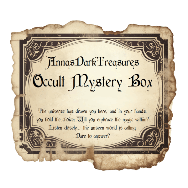Occult Mystery Box | Gothic Witchcraft Gift Set