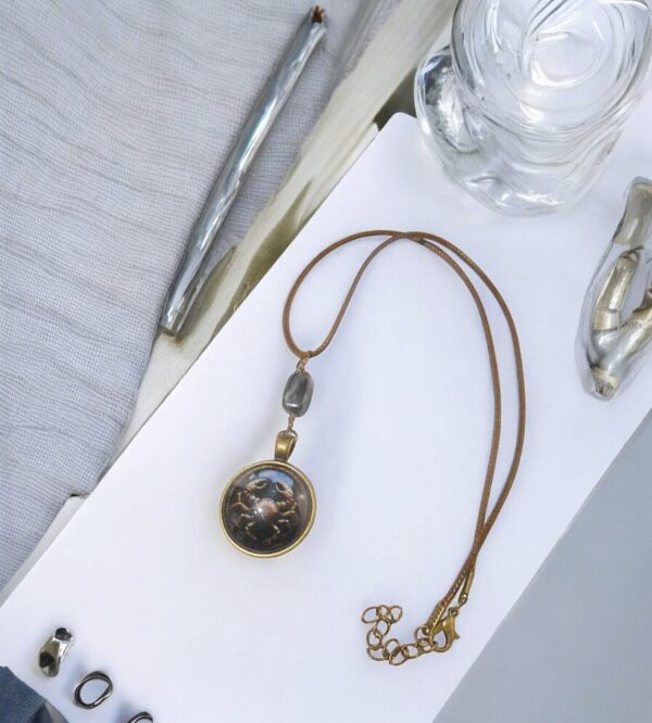 Cancer Horoscope Water Signs Necklace