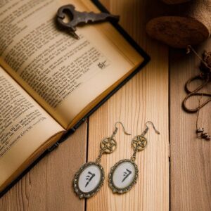 Supernatural Mark of Cain Symbol Earrings