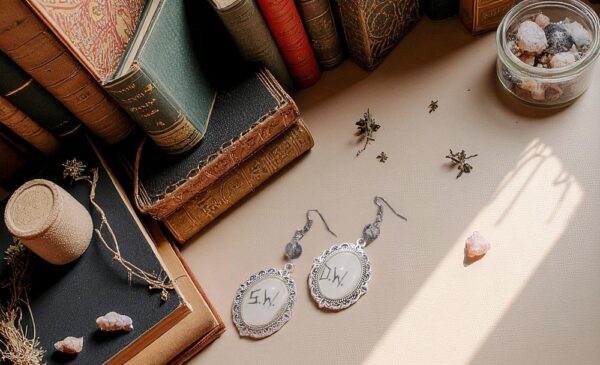 Supernatural Winchester Initials Earrings